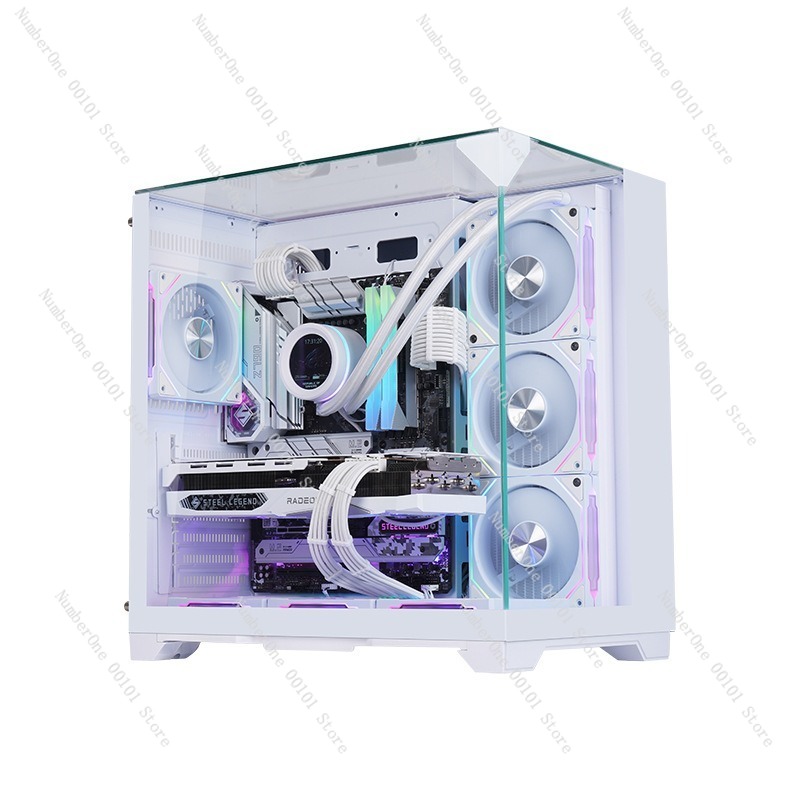 Pc Chassis - علبة كمبيوتر للألعاب ATX مع زجاج