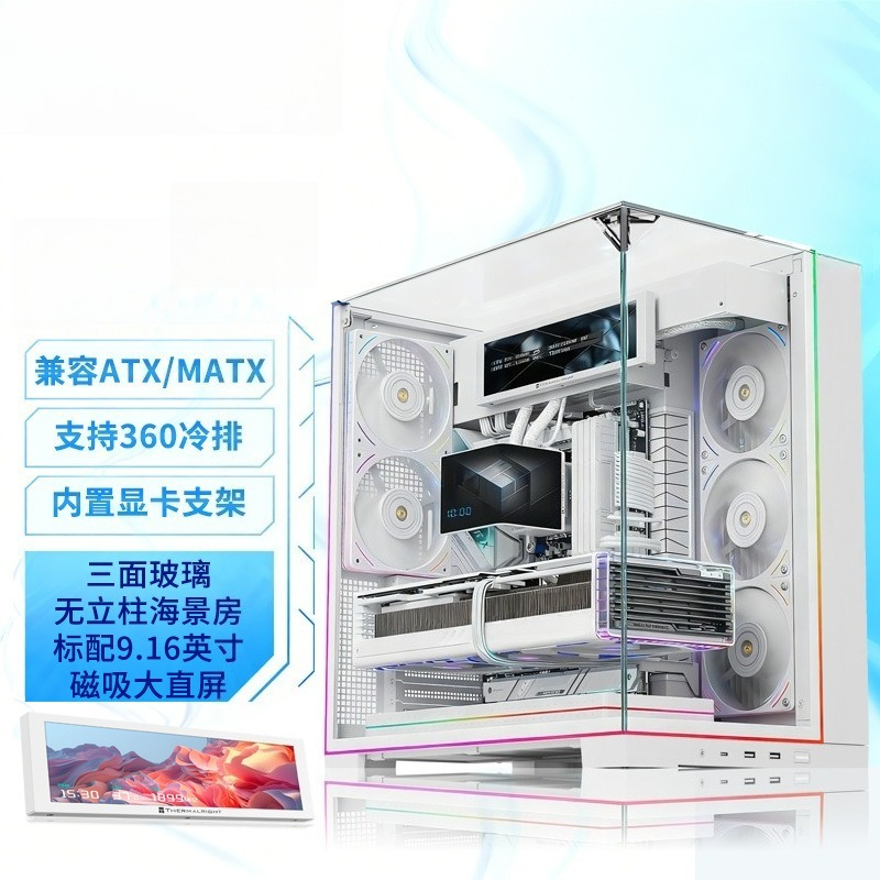 هيكل كمبيوتر مكتبي بانورامي أب - مراجعة Pc Chassis وسعره
