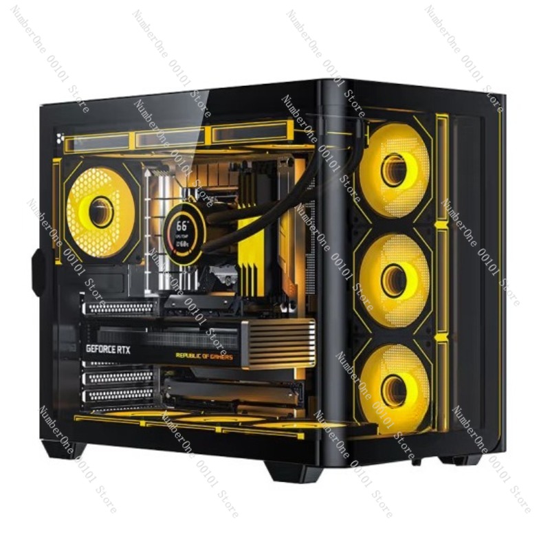 هيكل كمبيوتر مكتبي منحني بانور - مراجعة Pc Chassis وسعره