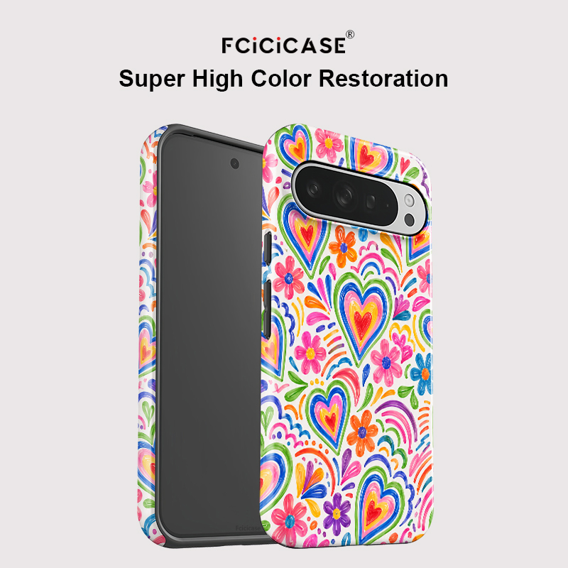 غطاء هاتف Fcicicase بتصميم قلب - مراجعة Matte Pc Case وسعره